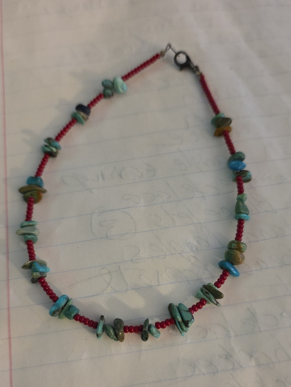 Southwestern-style beaded Anklet Bracelet